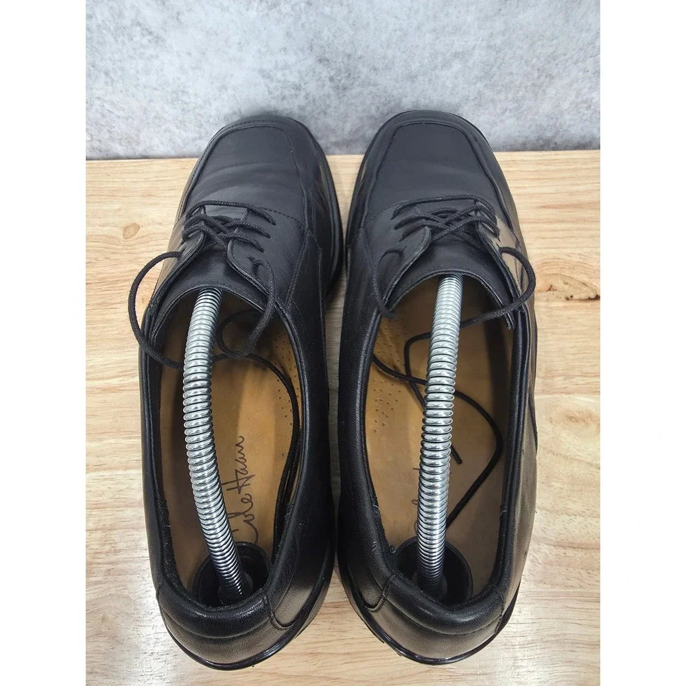 Cole Haan Air Oxford Shoes Mens 10.5 M Black Leather Derby Dress Shoes Comfort
